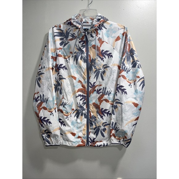 Columbia Womens size‎ Small Side Hill Magnolia Floral Printed Windbreaker Jacket - Picture 1 of 8